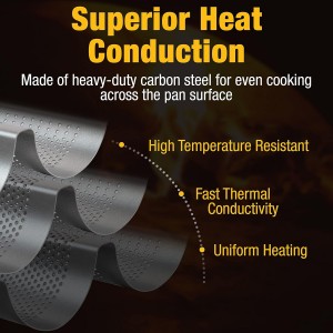 Eparé French Baguette Bread Pan for Baking - 15