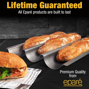 Eparé French Baguette Bread Pan for Baking - 15