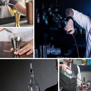 12PCS Stainless Steel Bottle Pourers, Liquor Pour Spouts Set with Flip Top for About 3/4