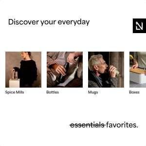 LARS NYSØM Salt Pepper Mill Manual with adjustable ceramic grinder from coarse to fine I Design Spice Mill (Sage Green)