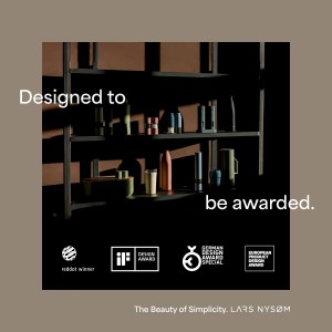 LARS NYSØM Salt Pepper Mill Manual with adjustable ceramic grinder from coarse to fine I Design Spice Mill (Sage Green)