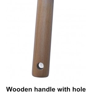 Larger Pizza Cutter Wheel with 3.54'' Stainless Steel Wheel, Pizza Slicer with Non-Slip Wooden Handle, Pizza Wheel for Pies Waffle Bread Dough Cookies Cake Pie Server