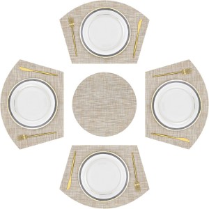 SHACOS Large Size Wedge Shape Placemats ...