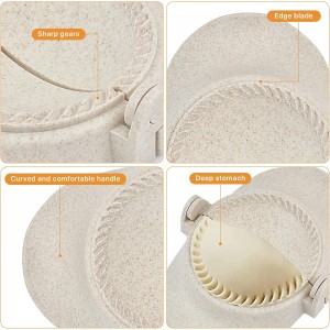 7 Pieces Empanada Maker Press, All-in-One 3 Size (4.25/3.14/2.67in) Dumpling Maker Press with Dough Cutter and Stuffing Spoon, Dumpling Mold for Pierogi, Chinese Dumplings, Ravioli and Pie