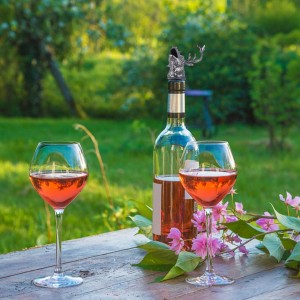 Elk Head Wine Pourer, Deer Head Wine Pourer Bottle Tipping Nozzle Vintage Bottle Stopper for Christmas Party