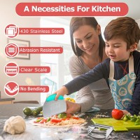 Pastry Cutter Dough Scraper Dough Cutter Scraper Tool Kitchen Pastry Blender,Stainless Steel Pastry Cutters Heavy Duty Dough Cutter for Kitchen Baking Tools,Comfortable and Dishwasher Safe (Blue)