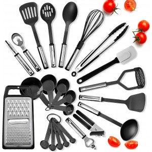 Kitchen Utensils Set - 24 PCS Nylon Cook...