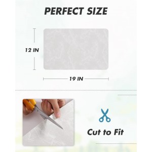 AMOAMI Coffee Mat - Hide Stain, Rubber Backed, Absorbent Dish Drying Mat for Kitchen Counter - Fits Under Coffee Maker & Machine, Dish Rack