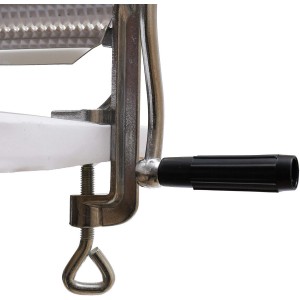 Manual Meat Tenderizer Cuber Machine Commercial Heavy Duty Meat Tenderizer Machine Clamp On Spiked Rolling Meat Steak Flatten Tool for Commercial Home Kitchen