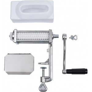 Manual Meat Tenderizer Cuber Machine Commercial Heavy Duty Meat Tenderizer Machine Clamp On Spiked Rolling Meat Steak Flatten Tool for Commercial Home Kitchen