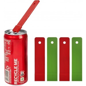 Pop Can Opener – 4 Pack Beer Can Opener, Soda Can Tab Opener, Party Essential Tool, Great Tool for Bartenders