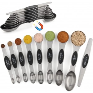 Measuring Spoon Set of 9 Magnetic Measur...