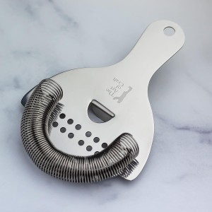 Hawthorne Strainer: Stainless Steel Cocktail Strainer for Home Bar and Professional Bartenders 5.75