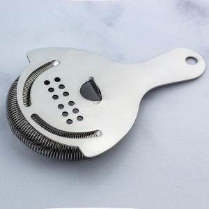 Hawthorne Strainer: Stainless Steel Cocktail Strainer for Home Bar and Professional Bartenders 5.75