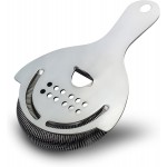 Hawthorne Strainer: Stainless Steel Cocktail Strainer for Home Bar and Professional Bartenders 5.75