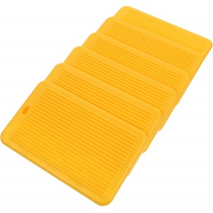 BESTonZON Gnocchi Board 4.92 Inch Pasta Making Tool Set of 12 Lightweight Plastic Kitchen Accessory for Homemade Italian Gnocchi and Dough Shaping