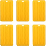 BESTonZON Gnocchi Board 4.92 Inch Pasta Making Tool Set of 12 Lightweight Plastic Kitchen Accessory for Homemade Italian Gnocchi and Dough Shaping