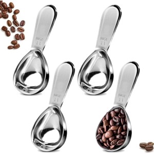 4 Pieces Coffee Scoop Stainless Steel Co...