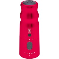 BLACK RAIN Pepper Mill Grinder, Adjustable Coarseness, Rechargeable Pepper Grinder with LED Light, Heavy Duty Professional Grade Electric Peppercorn Grinder (Red)