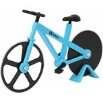 Pizza Cutter, Bicycle Pizza Cutter Wheel with Non-Stick Stainless Steel Super Sharp Blades, Novelty Gift, 7.5