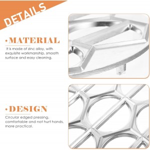 Luxshiny 14-Hole Aluminum Alloy Dumpling Mold Pelmeni Maker for Homemade Dumplings Ravioli Pot Stickers Kitchen Dough Press Tool 9.44X9.44 Inches