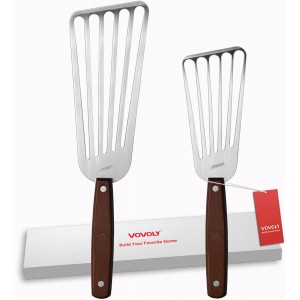2 Pack Fish Spatula Turner, Stainless St...