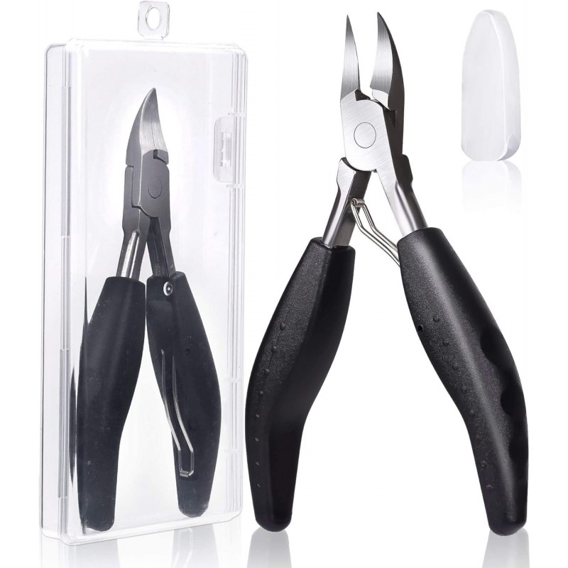 Heavy Duty Ingrown Toenail Clippers, Professional Toenails Trimmer, Podiatrist Toe Nail Clippers for Thick Nail & Ingrown Toenails, Sharp Curved Blade, Pedicure Tools.