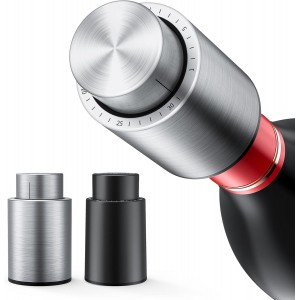 [2 PACK]Wine Bottle Stoppers，2-in-1 Va...