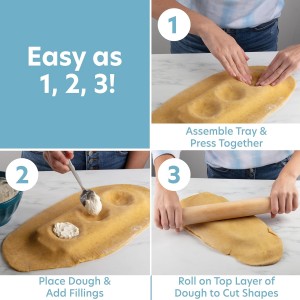 Jumbo Ravioli Molds (2 Pack)- XL 2.5