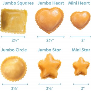 Jumbo Ravioli Molds (2 Pack)- XL 2.5