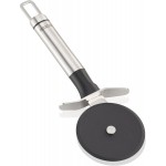 Household Essentials Leifheit ProLine Pizza Cutter, Black and Silver