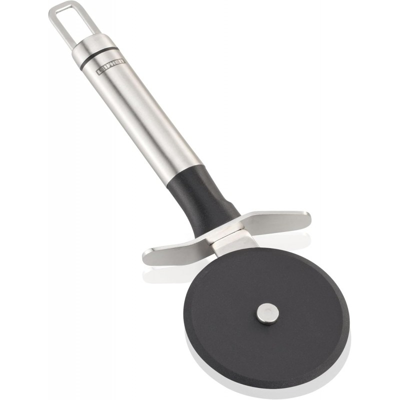 Household Essentials Leifheit ProLine Pizza Cutter, Black and Silver