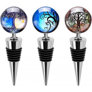 Soleebee 3 Pack Decorative Wine Stoppers...