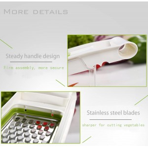 Graters For Kitchen, Cheese Grater with Container, Mandoline Slicer For Kitchen, Vegetable Grater, Carrot Shredder, Julienne Slicer and Peeler, Potato Slicer