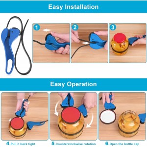 Double-Handle Jar Opener, Manual Jar Openers for Seniors, Gifts for Weak Hands with Arthritis, Patent | Unique Kitchen Gadgets