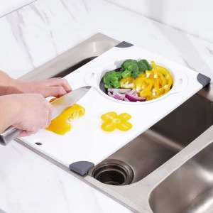 Over the Sink Cutting Board with Collaps...