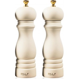 BILL.F Salt and Pepper Grinder Wooden Pe...