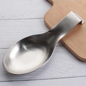 Spoon Rests for Kitchen, Utensil Rests Stainless Steel Spoon Holder Kitchen (Gold)