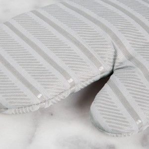 KitchenAid Albany Oven Mitt 2-Pack Set, Matte Grey, 7