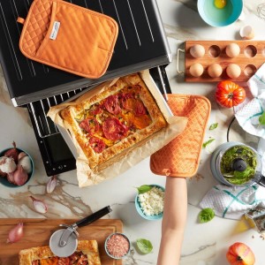 KitchenAid Asteroid Pot Holder 2-Pack Set, Honey, 7