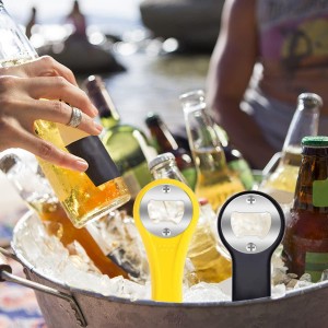 20 Set Stainless Steel Bottle Opener Insert Kits Metal Beer Bottle Opener Beer Wine Hardware Parts with 42Pcs Screws for DIY Resin Mould Kit Bottle Opener (Silver)