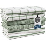 LANE LINEN Cotton Kitchen Towels Set, 6-Pack – Absorbent, Quick-Drying Dish Towels, 18