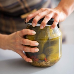 JAR HEADS Rubber Jar Opener Gripper Pad 2 Pack - Thick 5 Inch Grippers for Opening Jars Made in the USA - Jar Opener for Weak Hands & Seniors with Arthritis