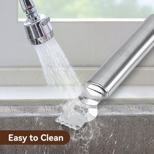 Stainless Steel Lemon Zester Grater, Lemon Zester Tool with Channel Knife Citrus Zester Lemon Peeler for Cocktails, Stainless Steel Lemon Lime Orange Peeler Fruit Zester Citrus Scraper