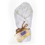 Old Fashion 100% Cotton Dishcloths - Set of 4 Mixed Colors - 4 White -11