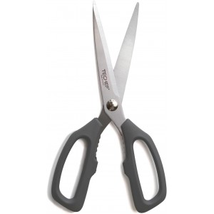 TECHEF Kitchen Shears, All Purpose Scissors, Dishwasher Safe, Heavy Duty Meat Scissors Poultry Shears, Stainless Steel, Made in Korea (Dark Gray)