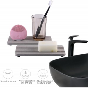 2 PCS Water Absorbent diatomite Coasters, 8.3