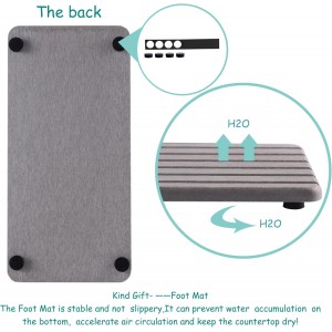 2 PCS Water Absorbent diatomite Coasters, 8.3