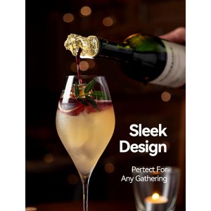 Lion Head Wine Aerator Pourer Spout, Olive Oil Liquor Bottle Decanter, Gold Plated Creative Gifts for Alcohol Spirits Whiskey