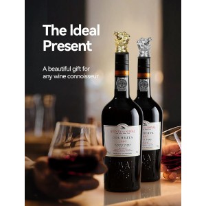 Lion Head Wine Aerator Pourer Spout, Olive Oil Liquor Bottle Decanter, Gold Plated Creative Gifts for Alcohol Spirits Whiskey